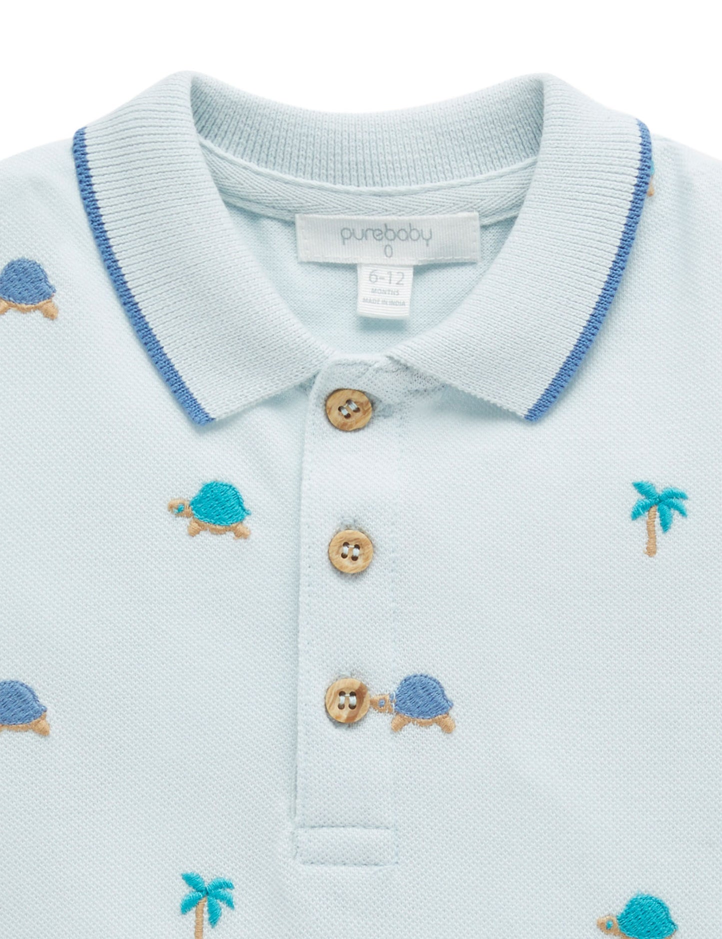 Purebaby Pure Baby TURTLE POLO SHIRT PB1011S22